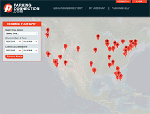 Tablet Screenshot of parkingconnection.com